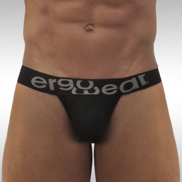 Ergowear Men's Max Modal Thong,  Black,  Pouch, XL (34-38), New, Sexy & Comfy! - Picture 1 of 4